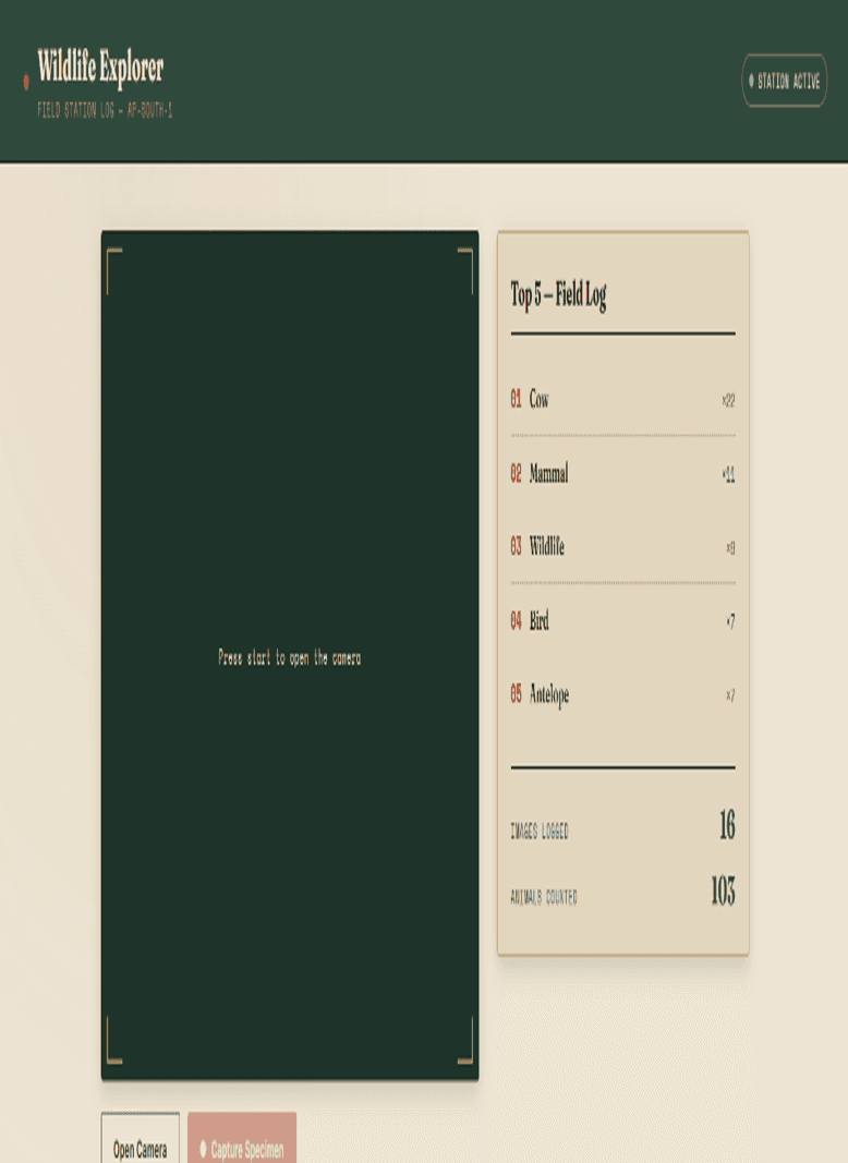 Wildlife Explorer screenshot