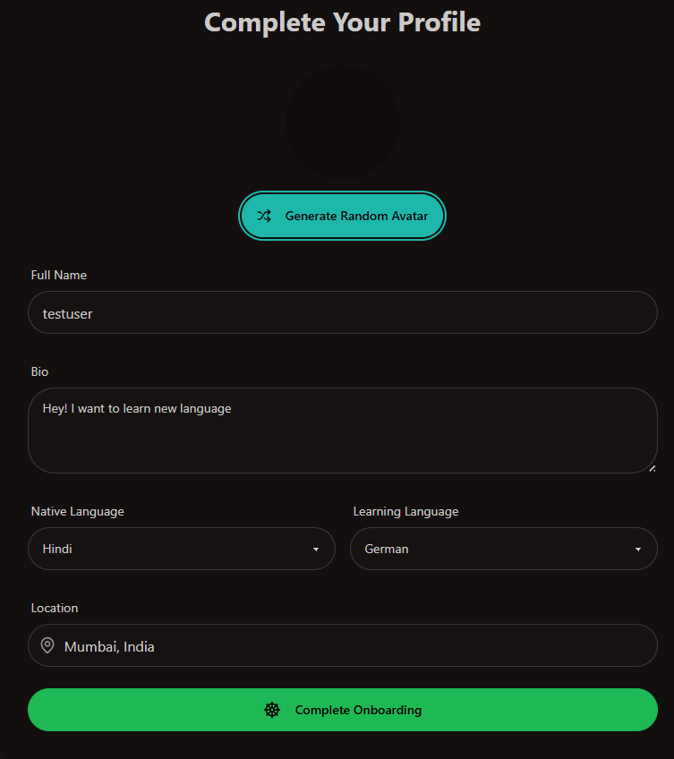 ConverseCloud — User Onboarding