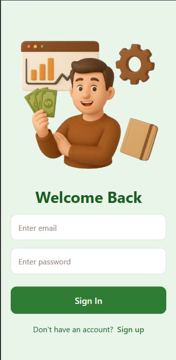 Finance Tracker App screenshot