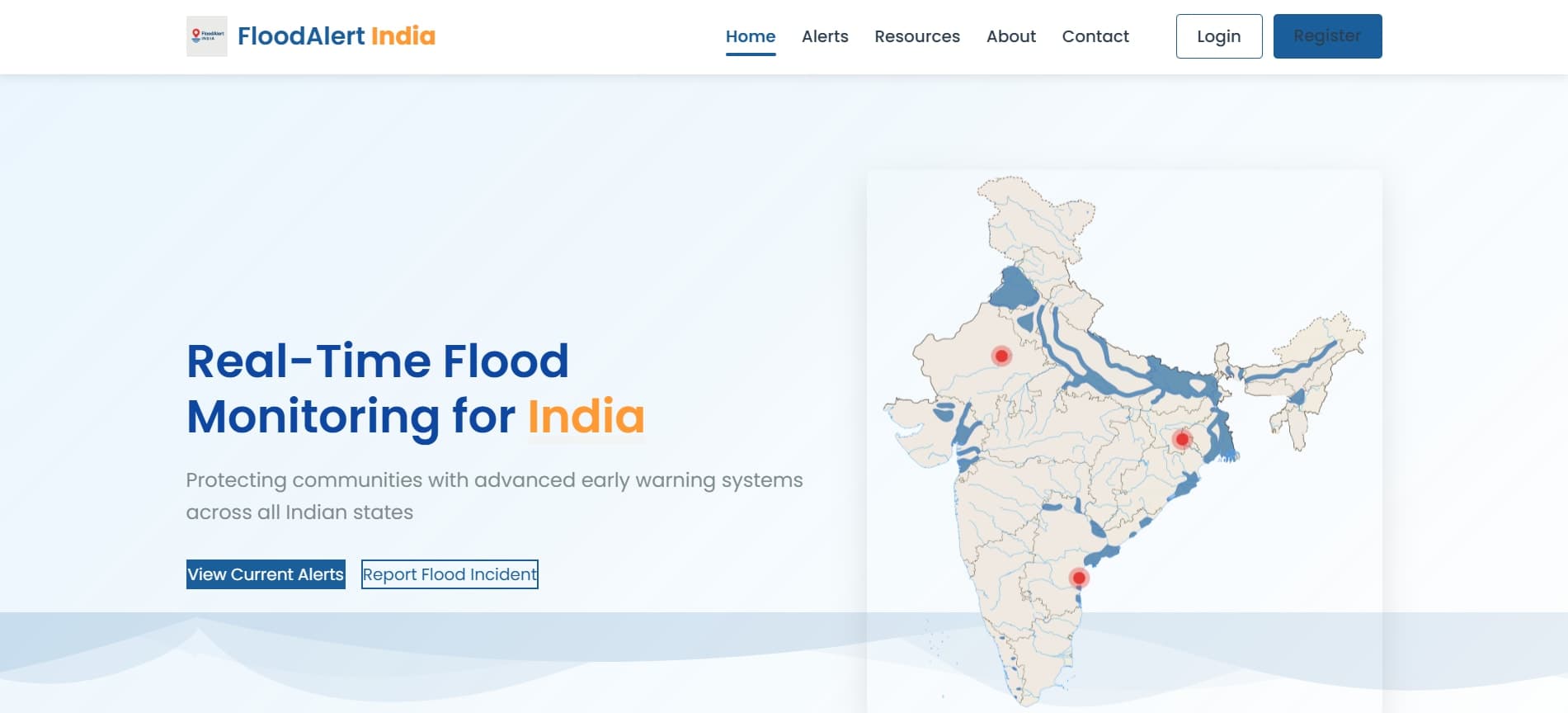 FloodAlert India screenshot