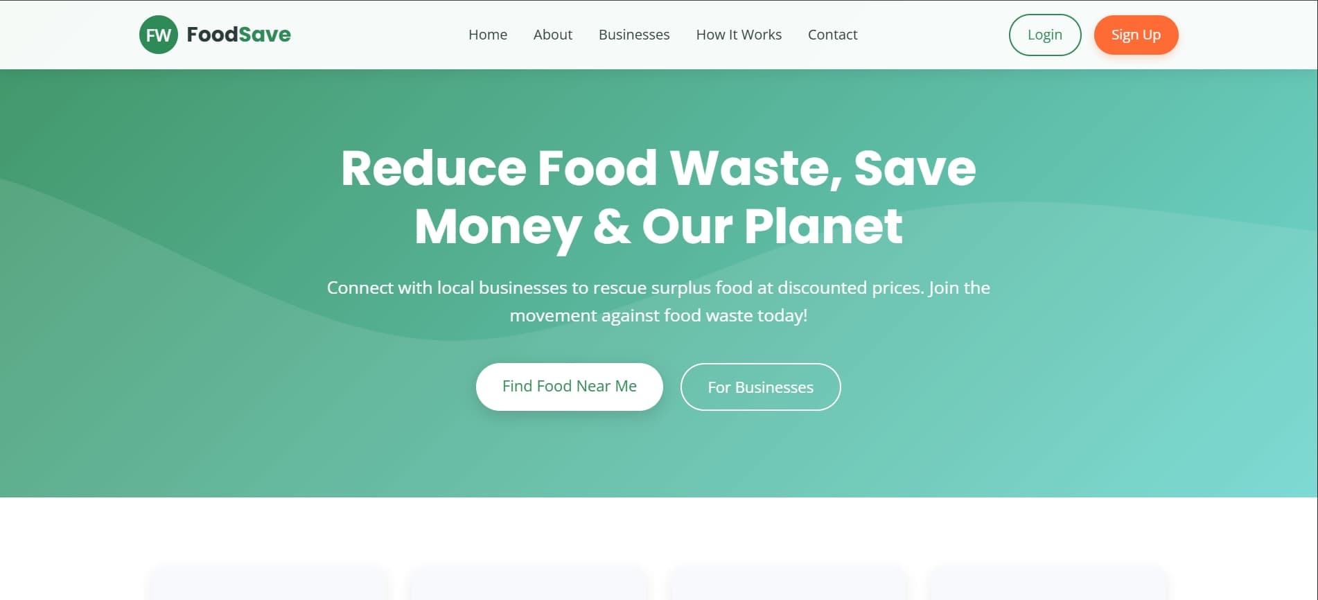 FoodSave screenshot