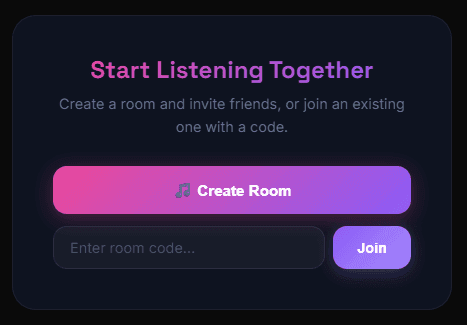 HeartWave — Room Lobby