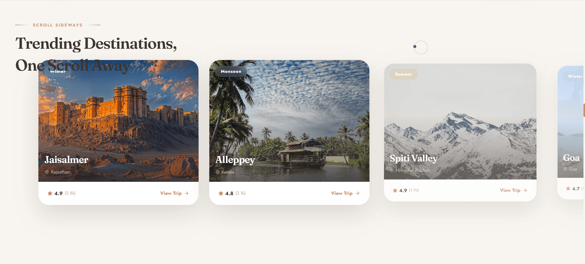 SeasonScape — Trending Destination